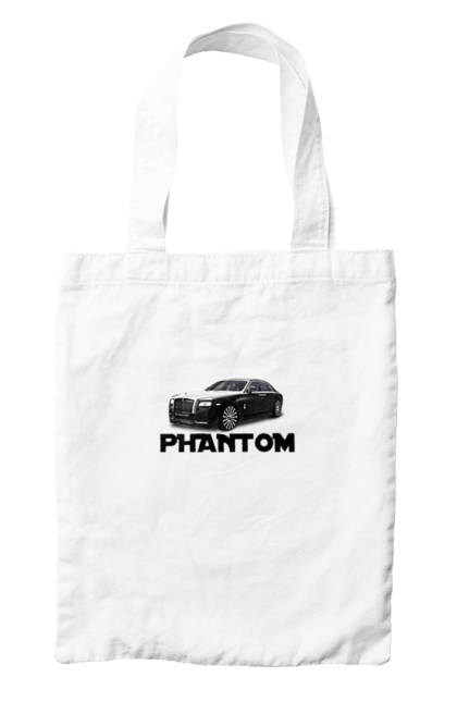 Сумка з принтом "Ролс ройс". Авто, автомобіль, люкс клас, ролс ройс, седан, фантом. 2070702