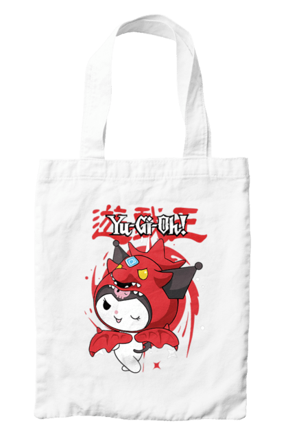 Bag with prints Yu Gi Oh! Kuromi. Anime, character, hello kitty, kuromi, my melody, sanrio, yu gi oh, yugio. 2070702