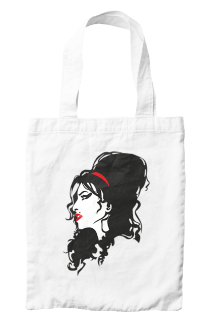 Bag with prints Amy Winehouse. Amy winehouse, blues, composer, jazz, musician, singer, soul. 2070702