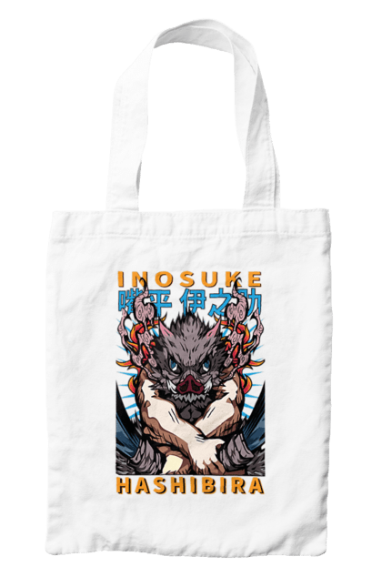 Bag with prints Demon Slayer Inosuke. Anime, demon slayer, inosuke, inosuke hashibira, kimetsu no yaiba, manga. 2070702