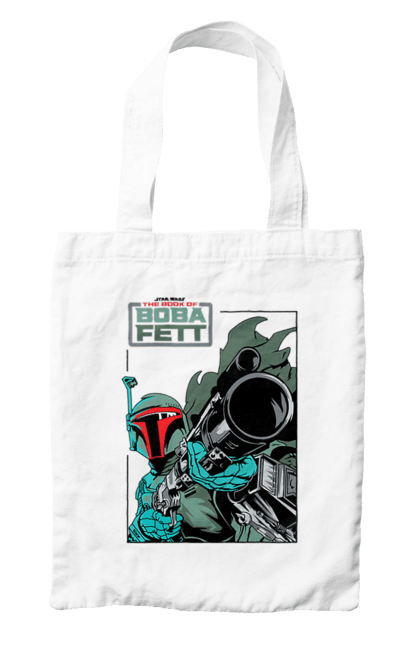 Bag with prints Boba Fett. Bob fett, boba fett, clone, head hunter, star wars. 2070702