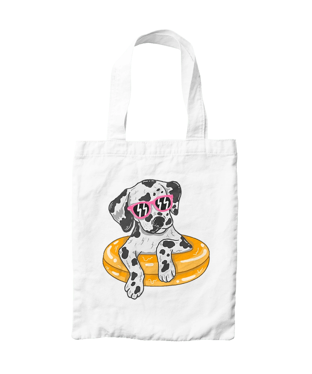 Dalmatian Swims In A Circle