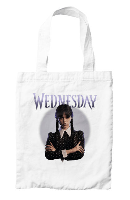 Сумка з принтом "Wednesday Addams". Netflix, wednesday addams, академія невермор, венздей, серіал. ART принт на футболках