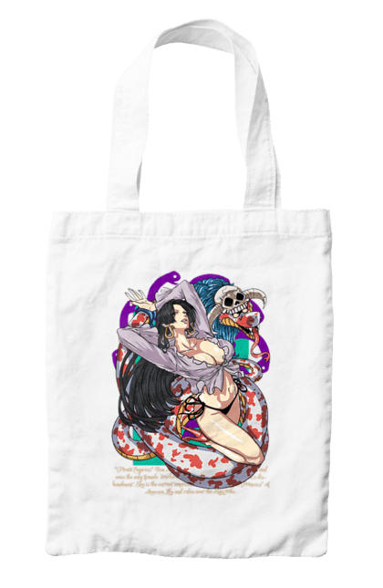 Bag with prints One Piece Boa Hancock. Anime, boa hancock, manga, one piece, pirate empress, straw hat pirates. 2070702