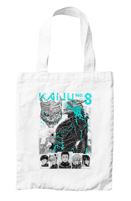 Bag with prints Kaiju № 8 Kafka Hibino. Anime, hibino kafka, kafka hibino, kaiju, kaiju 8, kaiju 8, kaiju № 8, manga. 2070702