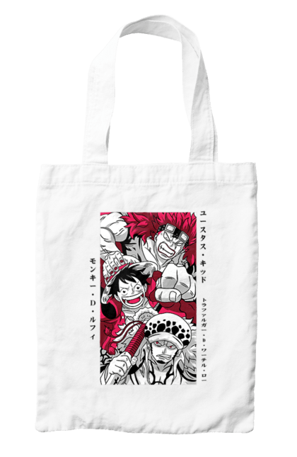 Bag with prints One Piece Luffy. Anime, luffy, manga, monkey de luffy, one piece, pirates. 2070702