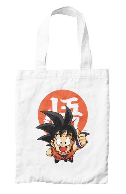 Сумка з принтом "Перли дракона Сон Гоку". Dragon ball, manga, son goku, аніме, гоку, манга, перли дракона, сон гоку. 2070702