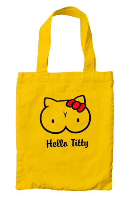 Bag with prints Hello kitty. Beauty, hello, hello kitty, kitty, matured. 2070702