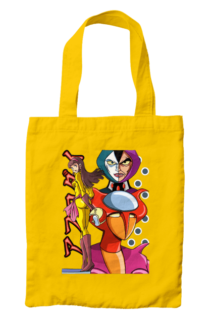 Bag with prints Mazinger Z Aphrodite. Anime, aphrodite, manga, mazinger z, mecha, robots. 2070702