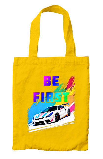 Сумка з принтом "Гонка". Автомобільний, гонка, спортивна машина, спортивний автомобіль. 2070702