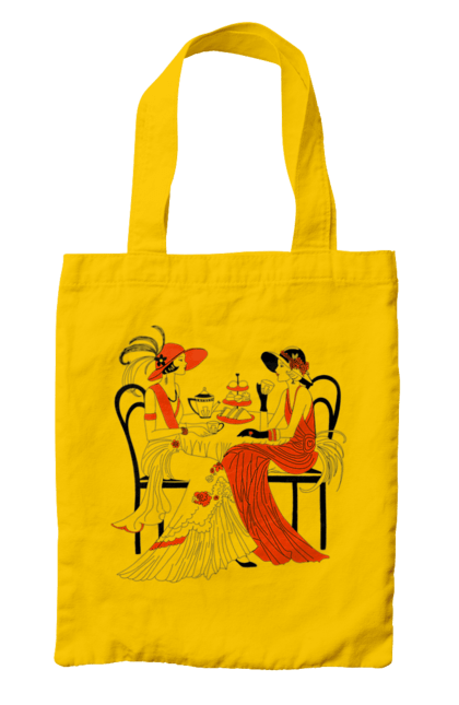 Сумка з принтом "Дами В Червоному". Дами, посиденьки, чаювання. 2070702