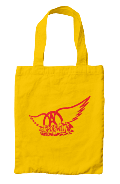 Bag with prints Aerosmith. Aerosmith, blues rock, glam rock, group, hard rock, music, rock, rock`n`roll. 2070702