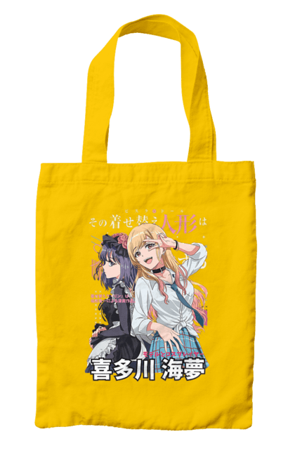 Bag with prints My Dress Up Darling. Anime, gyaru, manga, marin kitagawa, marine, my dress-up darling, porcelain doll. 2070702