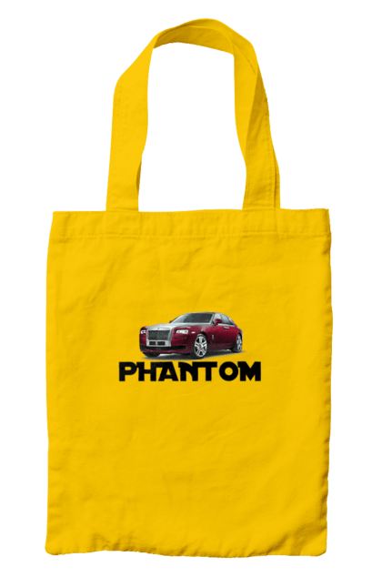 Сумка с принтом Роллс ройс. Auto, car, luxury class, phantom, rolls royce, sedan. 2070702