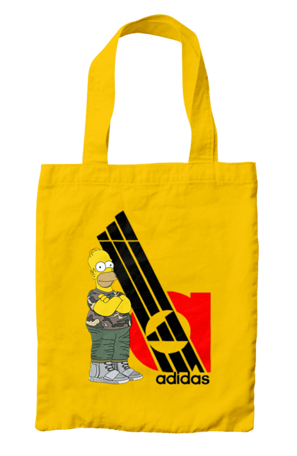 Сумка з принтом "Adidas Гомер". Adidas, homer, simpson, адідас, гомер, мультсеріал, серіал, симпсони, сімпсон. 2070702