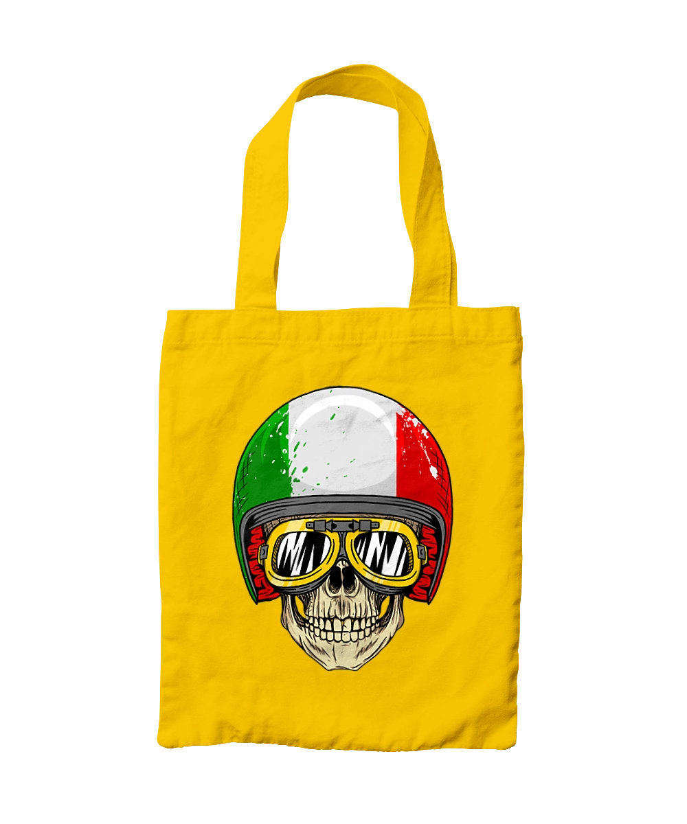 Череп в мотошоломі