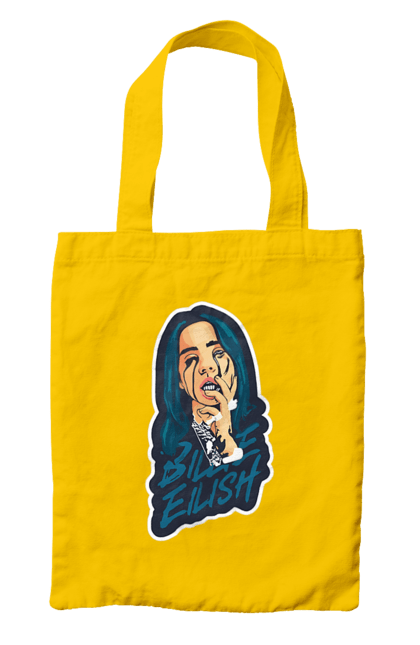 Сумка з принтом "Billie Eilish". Активістка, біллі айліш, мизукант, права, співачка, тварини. 2070702