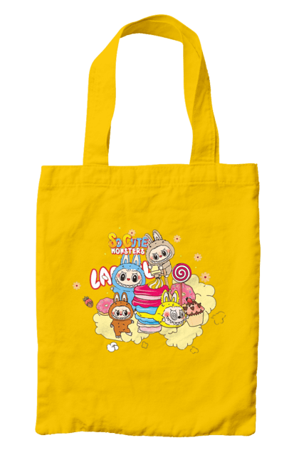 Сумка з принтом "Labubu". Labubu, weird cute, іграшки, лабубу. 2070702