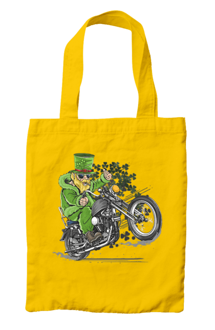 Bag with prints Patrick On A Motorcycle. Holiday, motorcycle, patrick. 2070702