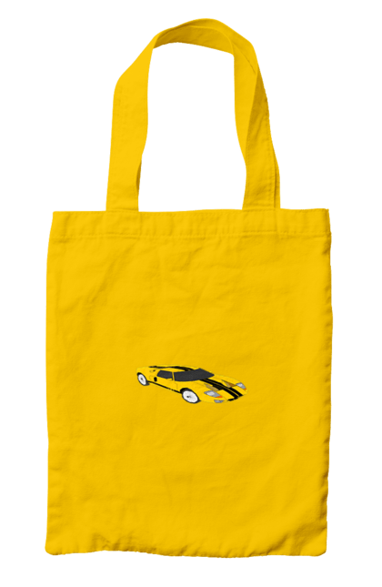 Bag with prints Auto. Auto, house, race, speed, sports car. 2070702