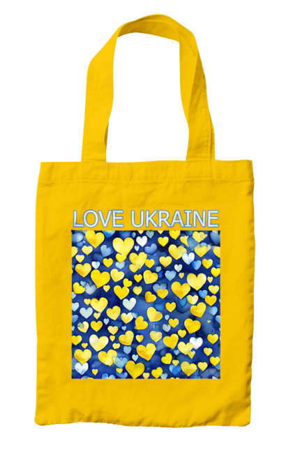 Сумка з принтом "Люблю Україну". Люблю україну, любов, серце, символи україни, україна, українська символіка. 2070702