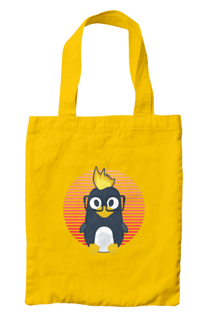 Сумка з принтом "Лінукс". Айті, айтішнік, девелопер, іт, программіст, розробник. 2070702