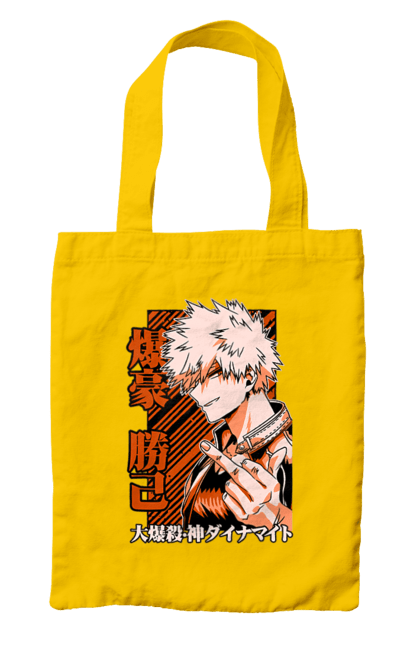 Сумка з принтом "Моя академія героїв Бакуго". Bakugo, katsuki, katsuki bakugo, my hero academia, академія юей, аніме, бакуго, кацукі бакуго, манга, моя геройська академія. 2070702