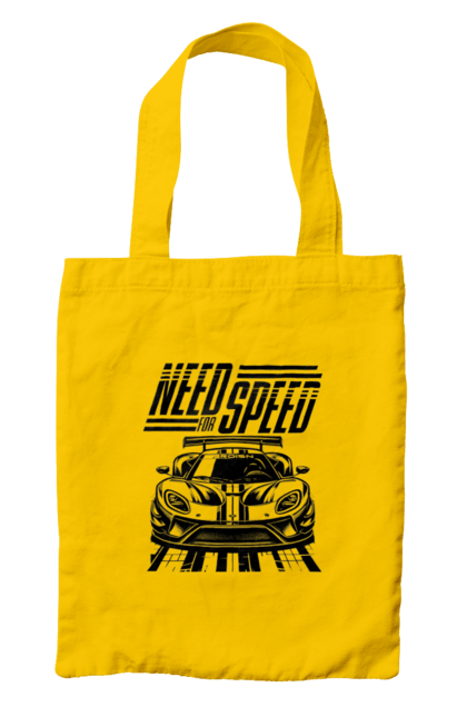 Сумка з принтом "Жага швидкості". Відео ігри, гонки, ігри, комп ютерні ігри, машини, симулятори, швидкість. 2070702