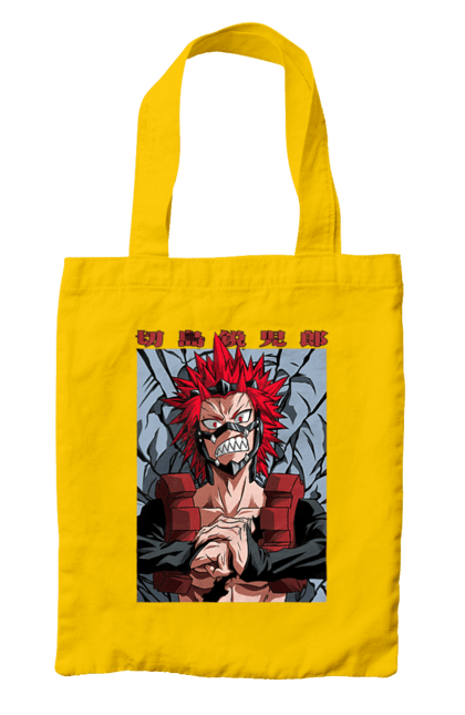 Сумка з принтом "Моя академія героїв Ейджіро Кірішіма". Eijiro kirishima, my hero academy, red riot, аніме, ейджіро киришима, ейджіро кірішіма, манга, моя академія героїв, моя геройська академія, червоний бунтар. 2070702