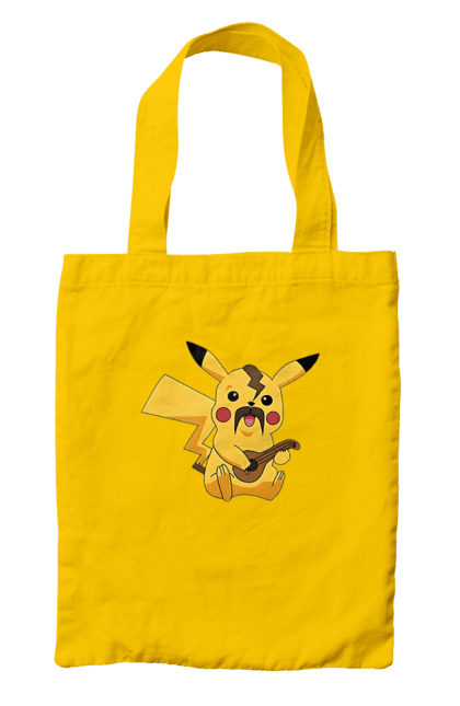 Сумка з принтом "Український Пікачу". Аграрии, арестович, буча, война, герб украины, герои, зеленский, иди нахуй, ірпінь, кем, киев, маріуполь, мечта, мир, нет войне, одесса, орда, орки, остановите войну, призрак киева, птн пнх, путін хуйло, русский военный корабл, слава украине, украина, харьков, чернобаевка. 2070702