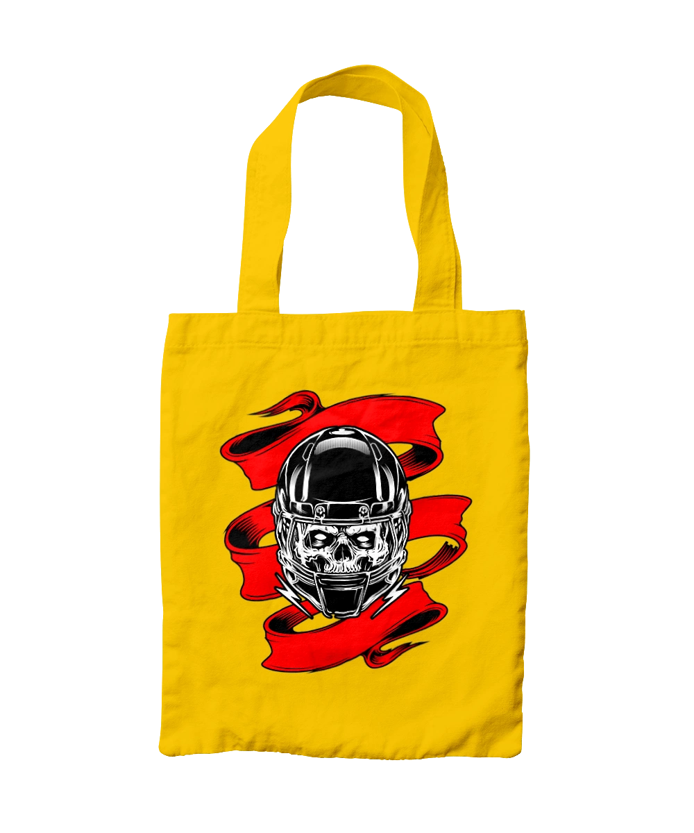 Череп в мотошлеме