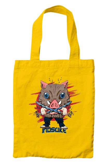 Bag with prints Demon Slayer Inosuke. Anime, demon slayer, inosuke, inosuke hashibira, kimetsu no yaiba, manga. 2070702