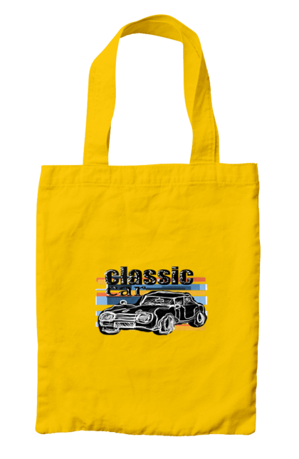 Bag with prints Print Classic Car. Car, classic, retro car, vintage car. 2070702
