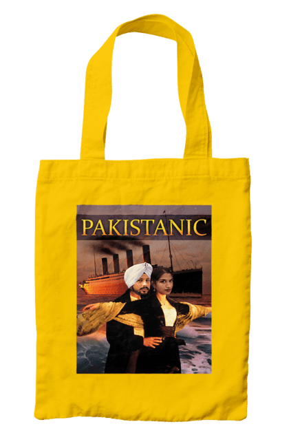 Сумка з принтом "Pakistanic". Гумор, кіно, креативні, пакістан, приколи, прикольні, смішні, титанік, тренди, фільми. 2070702