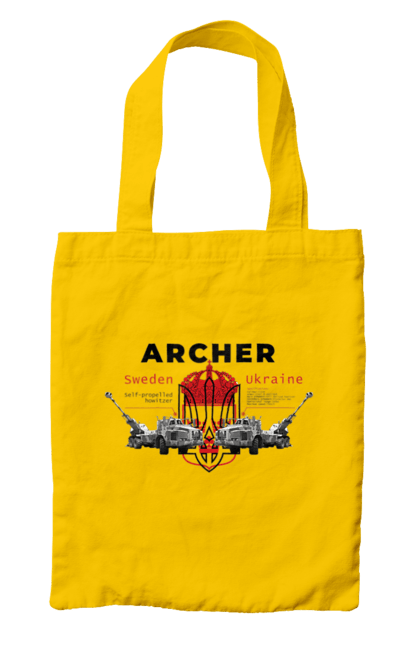 Сумка з принтом "Archer". Archer, bayraktar, caesar, himars, javelin, nlaw, patriot, weapon, zaluzhny. 2070702