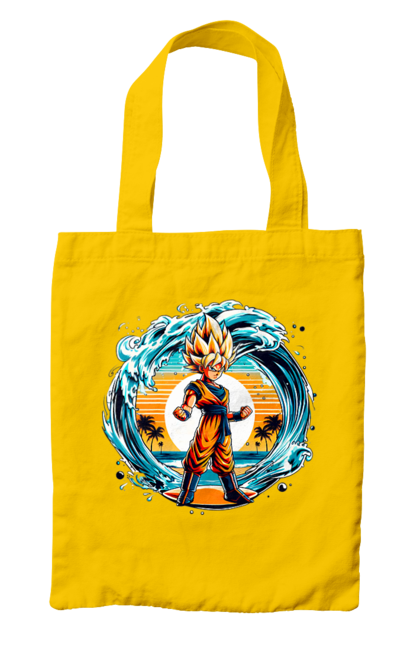 Bag with prints Dragon Ball Son Goku. Anime, dragon ball, goku, manga, son goku, tv series. 2070702