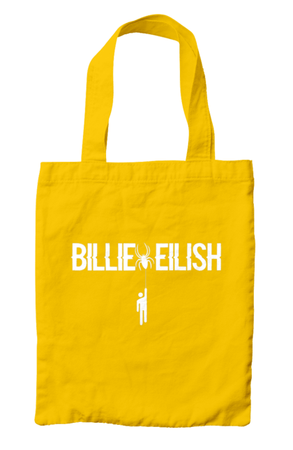 Сумка з принтом "Біллі Айліш". Біллі айліш, логотип біллі айліш, принт біллі айліш, співачка біллі айліш. 2070702