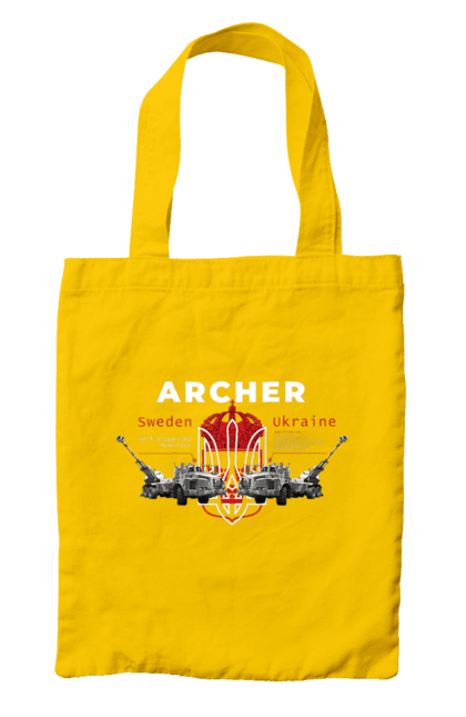 Сумка з принтом "Archer". Archer, bayraktar, caesar, himars, javelin, nlaw, patriot, weapon, zaluzhny. 2070702