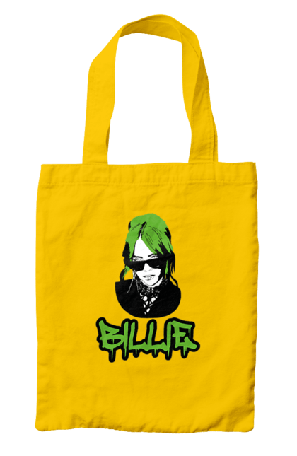Сумка з принтом "Billie Eilish". Активістка, біллі айліш, мизукант, права, співачка, тварини. 2070702