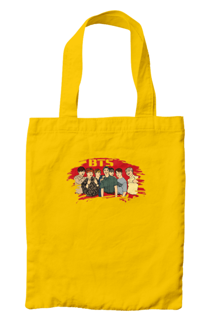 Сумка з принтом "Bts". Bts, бтс, група, музика, музикант. CustomPrint.market