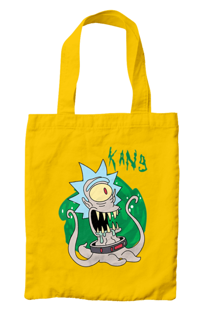 Сумка з принтом "Рік та Морті". Rick and morty, мультфільм, наукова фантастика, пригоди, рік, рік і морті, трагікомедія, чорний гумор. 2070702