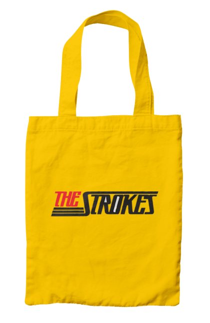 Bag with prints The Strokes. Alternative rock, garage rock, group, indie, indie rock, music, post-punk revival, rock, strokes. 2070702