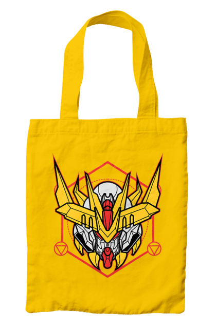 Bag with prints Gundam Barbatos Lupus Rex. Anime, asw g 08, barbatos lupus rex, game, gundam, manga, robot, video game, war. 2070702