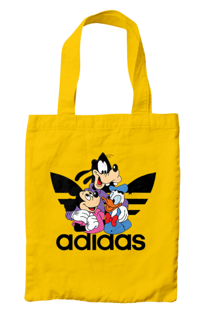 Сумка з принтом "Adidas Міккі Маус". Adidas, mickey mouse, адідас, дісней, міккі, міккі маус, мультфільм. 2070702