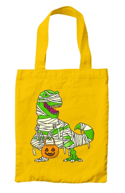 Сумка з принтом "Хелловін динозавр". 31 жовтня, dinosaur, halloween, гелловін, динозавр, жовтень, капощі, ласощі, свято, хелловін. 2070702