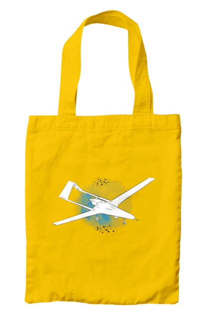 Сумка з принтом "Товариш байрактар". Акварель, байрактар, небо, славаукраїні, україна. 2070702