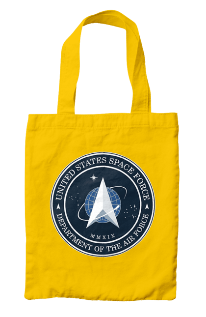 Bag with prints United States Space Force. Emblem, political, politics, space, space force, space travel, united states, ussf. 2070702