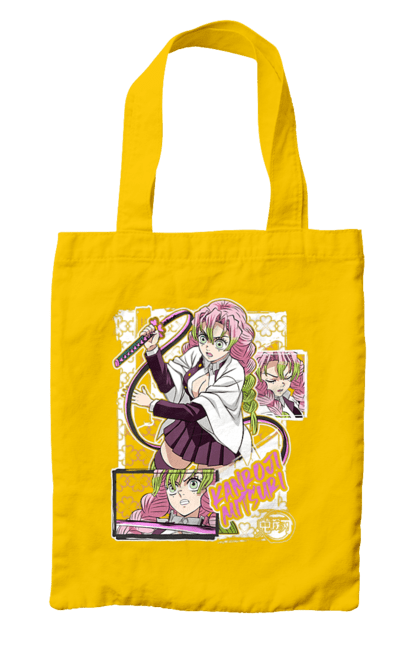 Bag with prints Demon Slayer Mitsuri. Anime, demon slayer, giyu tomioka, manga, mitsuri, mitsuri kanroji, serial. 2070702