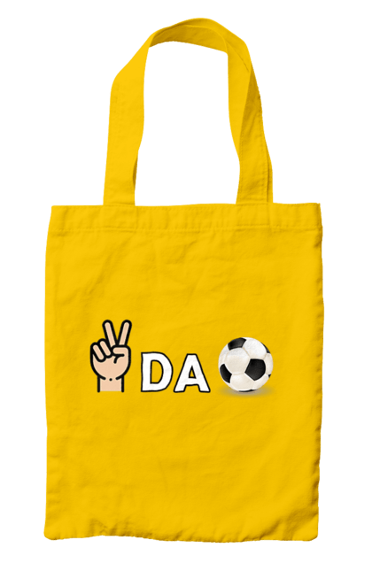 Сумка з принтом "Ребус піс да бол". Гумор, мем, писдабол, прикольна, ребус, смішна. 2070702