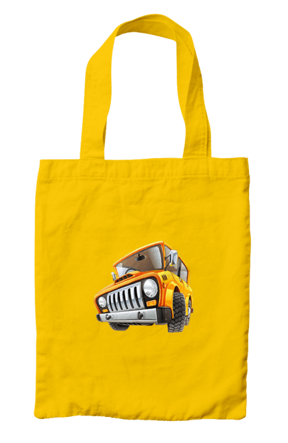 Сумка з принтом "Вантажівка". Авто, автомобіль, вантажівка, дитячий малюнок, зображення авто. 2070702
